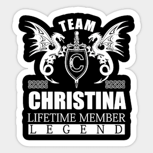 CHRISTINA Sticker